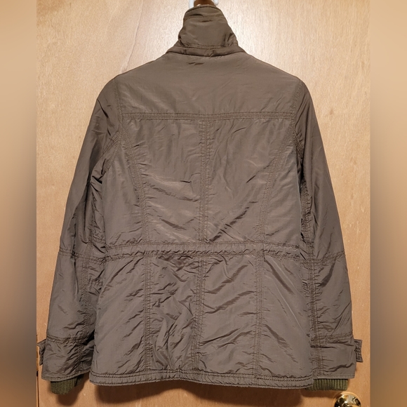 American Eagle Brown Anorak Coat with Quilted Lined inside Medium - Picture 4 of 7